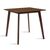 Τραπέζι Benson pakoworld MDF σε καρυδί απόχρωση 80x80x75εκ - ΤΡΑΠΕΖΙΑ ΚΟΥΖΙΝΑΣ στο Milonadakis.gr