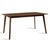 Τραπέζι Benson pakoworld MDF σε καρυδί απόχρωση 150x90x75εκ - ΤΡΑΠΕΖΙΑ ΚΟΥΖΙΝΑΣ στο Milonadakis.gr