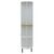 Βιτρίνα Xarvey Inart λευκό-φυσικό ξύλο 110x38x160εκ - ΒΙΤΡΙΝΕΣ στο Milonadakis.gr