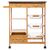Τρόλεϊ-ραφιέρα 7όροφη Esla pakoworld bamboo φυσικό-λευκό 73,5x37x86εκ - ΟΡΓΑΝΩΣΗ ΣΠΙΤΙΟΥ στο Milonadakis.gr