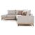 Γωνιακός καναπές δεξιά γωνία Luxury II pakoworld ύφασμα cream-mocha 290x235x95εκ - ΚΑΝΑΠΕΔΕΣ-ΣΑΛΟΝΙΑ στο Milonadakis.gr