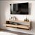 Έπιπλο τηλεόρασης επιτοίχιο Roscoe pakoworld oak 100x31,5x29,5εκ - ΕΠΙΠΛΑ ΤΗΛΕΟΡΑΣΗΣ στο Milonadakis.gr