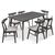 Tραπεζαρία Benson - Orlean pakoworld σετ 7τμχ rustic grey - ύφασμα γκρι 150x90x75εκ - ΤΡΑΠΕΖΑΡΙΕΣ στο Milonadakis.gr