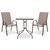 Τραπεζαρία Watson-Calan σετ 3τεμ pakoworld μέταλλο-textilene καφέ 60x60x70εκ - ΣΕΤ ΤΡΑΠΕΖΑΡΙΕΣ στο Milonadakis.gr