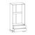 Ντουλάπα Jaden pakoworld δίφυλλη golden oak-λευκό antique 101x62x197,5εκ - ΝΤΟΥΛΑΠΕΣ στο Milonadakis.gr