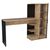 Γραφείο-ραφιέρα Kary pakoworld μαύρο-oak 152,5x40x120εκ - ΓΡΑΦΕΙΑ στο Milonadakis.gr