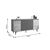 Μπουφές Augusta pakoworld oak-ανθρακί 160x40x78.5εκ - ΜΠΟΥΦΕΔΕΣ-ΚΟΝΣΟΛΕΣ στο Milonadakis.gr