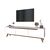 Έπιπλο τηλεόρασης Kasandra pakoworld λευκό-καρυδί 180x35x48,5εκ - ΕΠΙΠΛΑ ΤΗΛΕΟΡΑΣΗΣ στο Milonadakis.gr