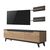 Σύνθετο σαλονιού Kasia pakoworld oak-ανθρακί 180x35x48,5εκ - ΣΥΝΘΕΣΕΙΣ ΣΑΛΟΝΙΟΥ στο Milonadakis.gr