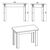 Τραπέζι Celeste pakoworld sonoma 100x60x73.5εκ - ΤΡΑΠΕΖΙΑ ΚΟΥΖΙΝΑΣ στο Milonadakis.gr