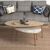 Τραπέζι σαλονιού Monty pakoworld oak-μπεζ μαρμάρου 116x46x46εκ - ΤΡΑΠΕΖΑΚΙΑ ΣΑΛΟΝΙΟΥ στο Milonadakis.gr