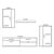 Σύνθετο σαλονιού Zafira pakoworld sonoma-λευκό 190x35x190εκ - ΣΥΝΘΕΣΕΙΣ ΣΑΛΟΝΙΟΥ στο Milonadakis.gr