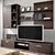 Σύνθετο σαλονιού Salome pakoworld LED wenge 200x41x190εκ - ΣΥΝΘΕΣΕΙΣ ΣΑΛΟΝΙΟΥ στο Milonadakis.gr