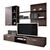 Σύνθετο σαλονιού Salome pakoworld LED wenge 200x41x190εκ - ΣΥΝΘΕΣΕΙΣ ΣΑΛΟΝΙΟΥ στο Milonadakis.gr