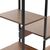 Ραφιέρα επιδαπέδια Leena pakoworld μέταλλο dark oak-μαύρο 80x30x142εκ - ΟΡΓΑΝΩΣΗ ΣΠΙΤΙΟΥ στο Milonadakis.gr