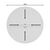Επιφάνεια τραπεζιού Inspire pakoworld HPL γκρι cement Φ69εκ πάχους 12mm - ΕΠΙΦΑΝΕΙΕΣ ΤΡΑΠΕΖΙΩΝ στο Milonadakis.gr