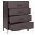 Συρταριέρα Calliope pakoworld με 4 συρτάρια wenge-μαύρο 80x44x108εκ - ΣΥΡΤΑΡΙΕΡΕΣ - ΤΟΥΑΛΕΤΕΣ στο Milonadakis.gr