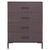 Συρταριέρα Calliope pakoworld με 4 συρτάρια wenge-μαύρο 80x44x108εκ - ΣΥΡΤΑΡΙΕΡΕΣ - ΤΟΥΑΛΕΤΕΣ στο Milonadakis.gr