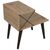 Βοηθητικό τραπέζι-κομοδίνο Gather pakoworld sonoma-καρυδί 50x40x55εκ - ΚΟΜΟΔΙΝΑ στο Milonadakis.gr