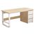 Γραφείο Salto pakoworld με συρταριέρα MDF φυσικό-λευκό 120x48x74εκ - ΓΡΑΦΕΙΑ στο Milonadakis.gr