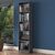 Βιβλιοθήκη Goldie pakoworld ανθρακί-λευκό 40x25x161.80εκ - ΒΙΒΛΙΟΘΗΚΕΣ στο Milonadakis.gr