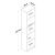 Βιβλιοθήκη Goldie pakoworld λευκό-φυσικό 40x25x161.80εκ - ΒΙΒΛΙΟΘΗΚΕΣ στο Milonadakis.gr