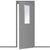 Καθρέπτης πόρτας PWD-0111 pakoworld polyresin-ασημί 34x1.7x94εκ - ΚΑΘΡΕΠΤΕΣ στο Milonadakis.gr