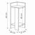 Κομοδίνο Immerse pakoworld σετ 2 τμχ. antique λευκό-γκρι 27x25x60εκ - ΚΟΜΟΔΙΝΑ στο Milonadakis.gr