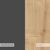Κομοδίνο Immerse pakoworld σετ 2 τμχ. oak-ανθρακί 27x25x60εκ - ΚΟΜΟΔΙΝΑ στο Milonadakis.gr