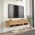 Έπιπλο τηλεόρασης επιτοίχιο Roscoe pakoworld sonoma 140x31.6x29.6εκ - ΕΠΙΠΛΑ ΤΗΛΕΟΡΑΣΗΣ στο Milonadakis.gr