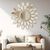 Καθρέπτης Flower pakoworld χρυσό 83x2.5x83εκ - ΚΑΘΡΕΠΤΕΣ στο Milonadakis.gr