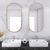 Καθρέπτης Ellipse pakoworld χρυσό 50x2x80εκ - ΚΑΘΡΕΠΤΕΣ στο Milonadakis.gr