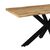 Tραπέζι Gilman pakoworld MDF sonoma-μαύρο 150x90x75εκ - ΤΡΑΠΕΖΙΑ ΚΟΥΖΙΝΑΣ στο Milonadakis.gr