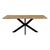 Tραπέζι Gilman pakoworld MDF sonoma-μαύρο 180x90x75εκ - ΤΡΑΠΕΖΙΑ ΚΟΥΖΙΝΑΣ στο Milonadakis.gr