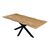 Tραπέζι Gilman pakoworld MDF sonoma-μαύρο 180x90x75εκ - ΤΡΑΠΕΖΙΑ ΚΟΥΖΙΝΑΣ στο Milonadakis.gr