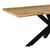 Tραπέζι Gilman pakoworld MDF sonoma-μαύρο 180x90x75εκ - ΤΡΑΠΕΖΙΑ ΚΟΥΖΙΝΑΣ στο Milonadakis.gr