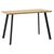 Tραπέζι Adira pakoworld MDF sonoma-μαύρο 120x60x75εκ - ΤΡΑΠΕΖΙΑ ΚΟΥΖΙΝΑΣ στο Milonadakis.gr