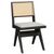Καρέκλα Winslow pakoworld ξύλο rubberwood μαύρο-pvc rattan φυσικό-ύφασμα γκρι - ΚΑΡΕΚΛΕΣ - ΠΟΛΥΘΡΟΝΕΣ ΕΣ. στο Milonadakis.gr