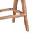 Σκαμπό bar Winslow pakoworld ξύλο rubberwood ανοικτό καρυδί-pvc rattan φυσικό-ύφασμα γκρι 44.5x46x98εκ - ΣΚΑΜΠΟ ΜΠΑΡ στο Milonadakis.gr