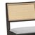 Σκαμπό bar Winslow pakoworld ξύλο rubberwood μαύρο-pvc rattan φυσικό-ύφασμα γκρι 44.5x46x98εκ - ΣΚΑΜΠΟ ΜΠΑΡ στο Milonadakis.gr