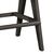 Σκαμπό bar Winslow pakoworld ξύλο rubberwood μαύρο-pvc rattan φυσικό-ύφασμα γκρι 44.5x46x98εκ - ΣΚΑΜΠΟ ΜΠΑΡ στο Milonadakis.gr