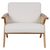 Πολυθρόνα Claudia pakoworld ύφασμα μπεζ-pe rattan-rubberwood φυσικό - ΚΑΡΕΚΛΕΣ - ΠΟΛΥΘΡΟΝΕΣ ΕΣ. στο Milonadakis.gr
