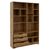 Βιβλιοθήκη Lucinda pakoworld sonoma 120x29.8x180.5εκ - ΒΙΒΛΙΟΘΗΚΕΣ στο Milonadakis.gr