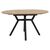 Tραπέζι Frances pakoworld επεκτεινόμενο MDF sonoma-μαύρο 100-140x100x75εκ - ΤΡΑΠΕΖΙΑ ΚΟΥΖΙΝΑΣ στο Milonadakis.gr