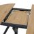 Tραπέζι Frances pakoworld επεκτεινόμενο MDF sonoma-μαύρο 100-140x100x75εκ - ΤΡΑΠΕΖΙΑ ΚΟΥΖΙΝΑΣ στο Milonadakis.gr