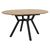 Tραπέζι Frances pakoworld επεκτεινόμενο MDF sonoma-μαύρο 100-140x100x75εκ - ΤΡΑΠΕΖΙΑ ΚΟΥΖΙΝΑΣ στο Milonadakis.gr