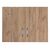 Πατάρι ντουλάπας Zelia pakoworld δίφυλλο oak 79x42x60εκ - ΝΤΟΥΛΑΠΕΣ στο Milonadakis.gr