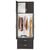 Ντουλάπα δίφυλλη και πατάρι Zelia pakoworld wenge 79x42x240εκ. - ΝΤΟΥΛΑΠΕΣ στο Milonadakis.gr
