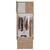 Ντουλάπα δίφυλλη και πατάρι Zelia pakoworld φυσικό 79x42x240εκ. - ΝΤΟΥΛΑΠΕΣ στο Milonadakis.gr