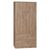 Ντουλάπα δίφυλλη και πατάρι Zelia pakoworld φυσικό 79x42x240εκ. - ΝΤΟΥΛΑΠΕΣ στο Milonadakis.gr